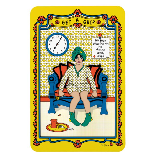 Hämta ett galler_b_4x6-kylskåp magnet (Vertikal)