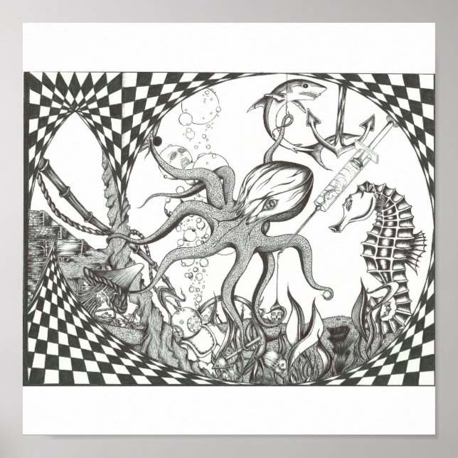 Hämta ett galler poster (Framsidan)