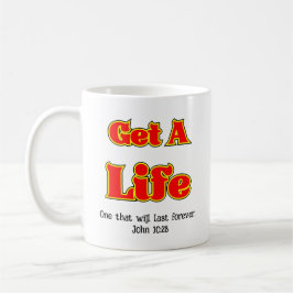 HÄMTA ETT LIV - John 10:28 Kaffemugg