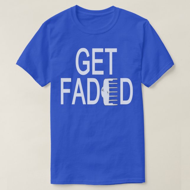 Hämta Faded Funny Barber Shirt Barber Barber-gåva  T Shirt (Design framsida)