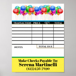 HÄMTA Fakturan Lakan Poster