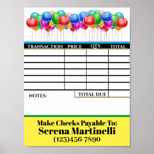 HÄMTA Fakturan Lakan Poster