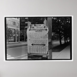 Hämta Fantastisk, dö försök Poster