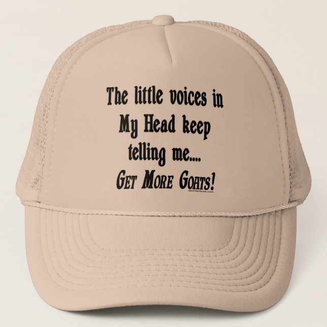 Hämta fler getter, roligt Goat Keps (Framsida)