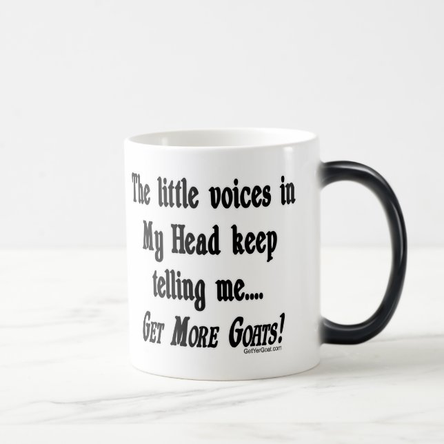 Hämta fler getter, roligt Goat Magisk Mugg (Höger)
