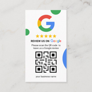 Hämta fler Google-granskningar - QR-Affärskortet Visitkort