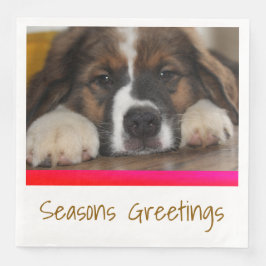 Hämta fotobild pappersservett