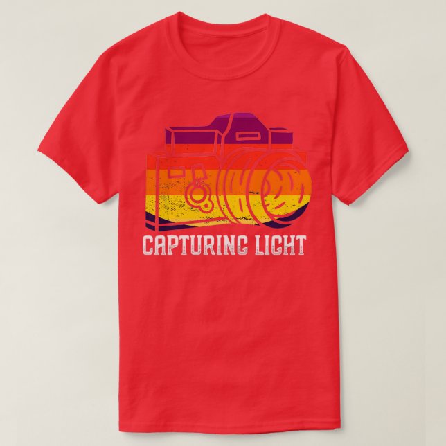 Hämta fotografi för återanvändning av ljusfotograf t shirt (Design framsida)