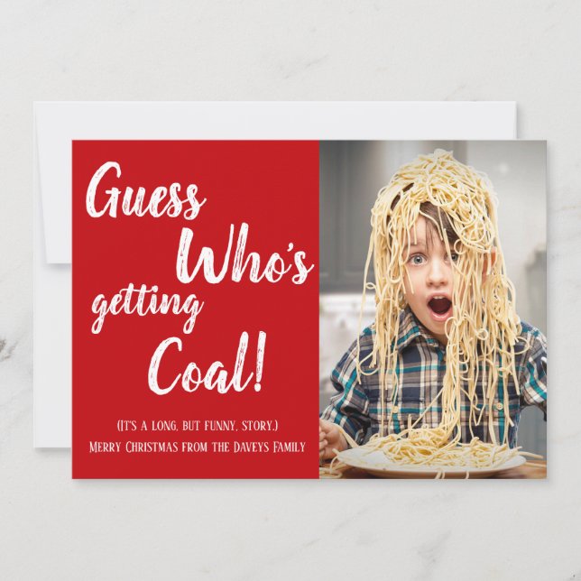 Hämta fotojulkort för kolfamiljen (Framsida)