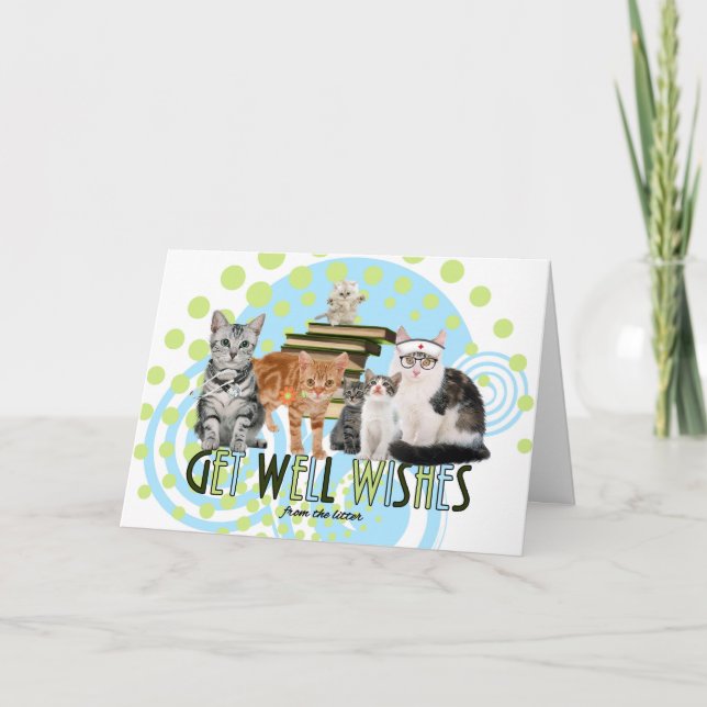 Hämta från Group Cute Cats som Läkare och Nurse Kort (Framsida)