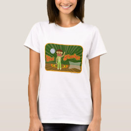 Hämta Funky-Disco-Anpassadet Sock monkey-tecken T-shirt