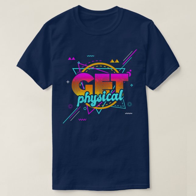 Hämta fysisk 80-sekundersworkout t shirt (Design framsida)
