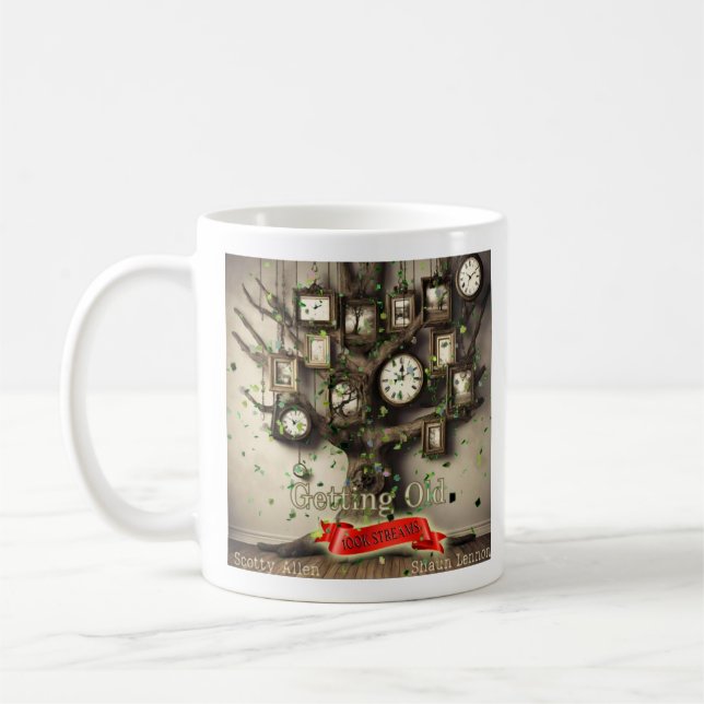 Hämta gammal 100 k kaffe Mugg (Vänster)