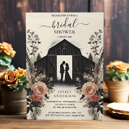 Hämta Garden Vår Wood Boho Rustic Möhippa Inbjudningar