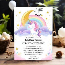 Hämta Glow Space-Royalet Pony Unicorn Flicka Showe Inbjudningar