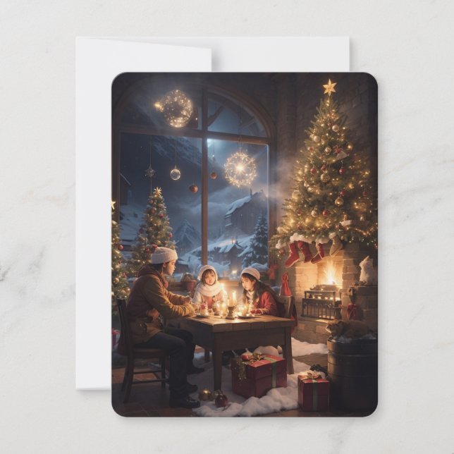 Hämta god jul Digital Julkort (Framsida)