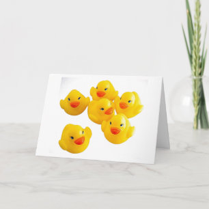 HÄMTA GUBBER DUCKIES REDO-BABY GRATULERAR KORT