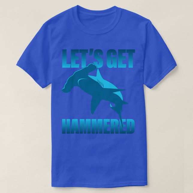 Hämta Hammered Hammerhead Shark T Shirt (Design framsida)