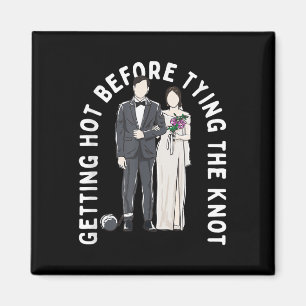 Hämta Hett innan du Gifter sig Bröllop Hu Magnet