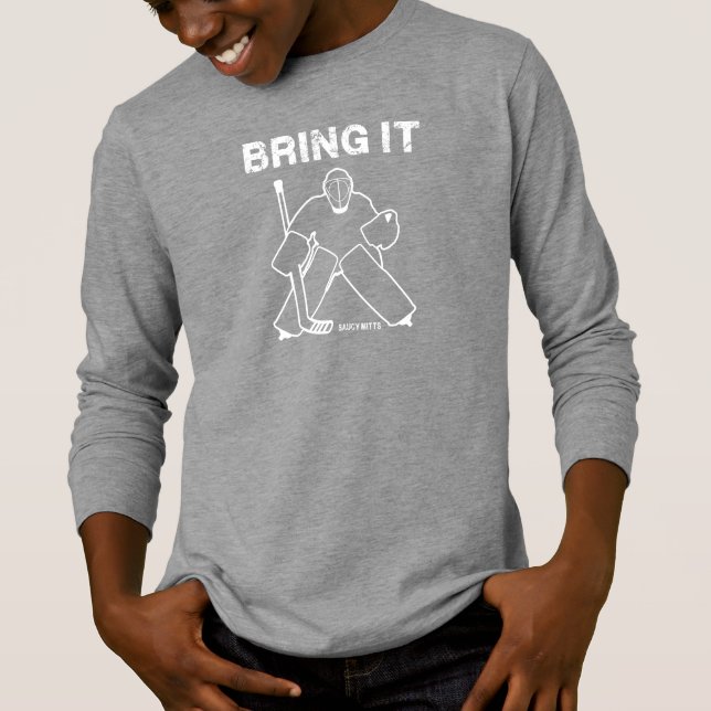 Hämta Hockey Goalie Tee Shirt (Framsida)