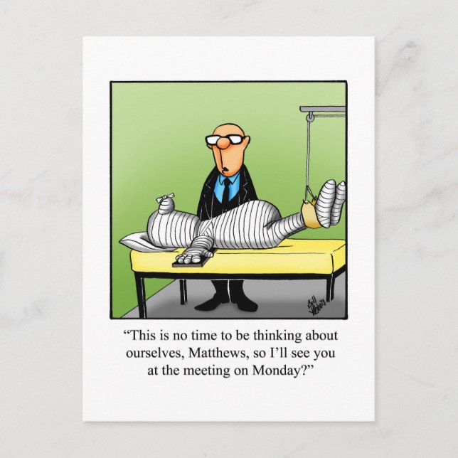 Hämta Humor-vykort för måndag-möte Vykort (Framsida)