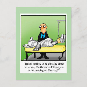 Hämta Humor-vykort för måndag-möte Vykort