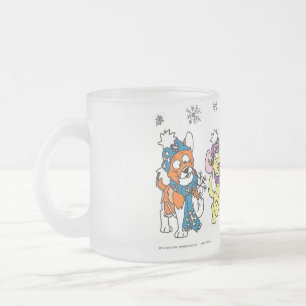 Hämta Hund liv! Snö marionetter! Frostad Glasmugg