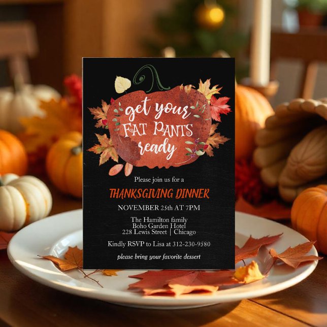 Hämta inbjudan till Thanksgiving för Redo i Tjock  (Skapare uppladdad)