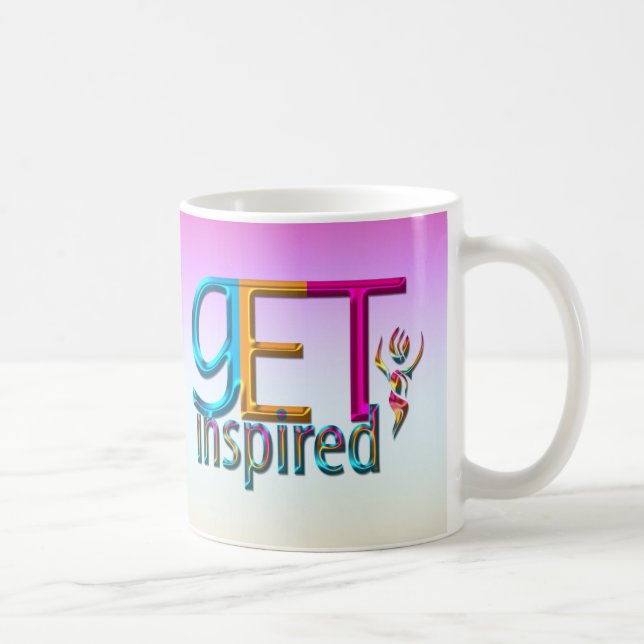 Hämta inspirerad ~ Neon Kaffemugg (Höger)
