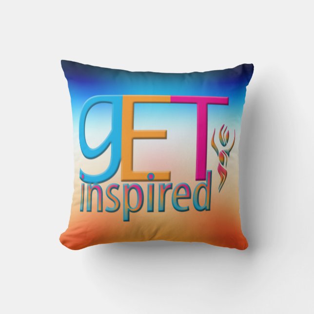 Hämta inspirerad ~ Original Kudde (Framsida)