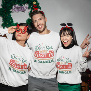 Hämta inte din tönt i en tangle-julklapp t shirt