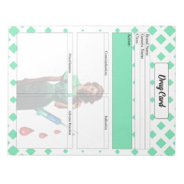 Hämta inte ditt eget _drogkort anteckningsblock