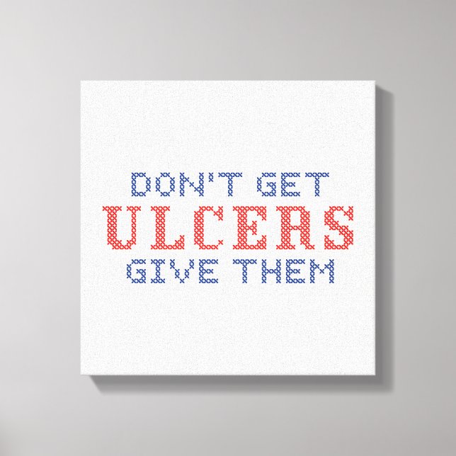Hämta inte ulcus canvastryck (Framsida)
