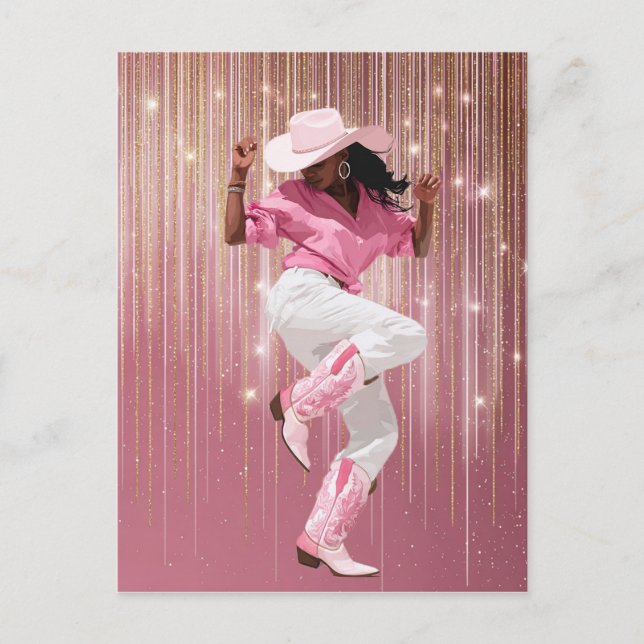 HÄMTA IT-GIRL #1-mappat tackkort Vykort (Framsida)