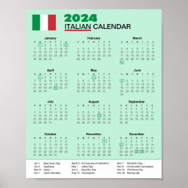 Hämta Italien Calendar 2024 Scarica Calendario Poster
