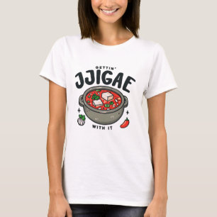 Hämta Jjigae med den koreanska Kimchi Stew T Shirt