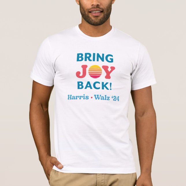 Hämta Joy Back Harris Walz T-Shirt (Framsida)