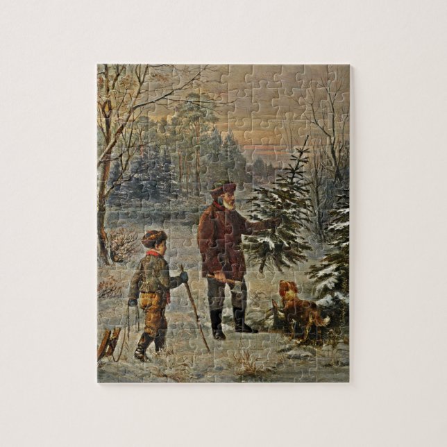 Hämta Julgran Pussel (Vertikal)