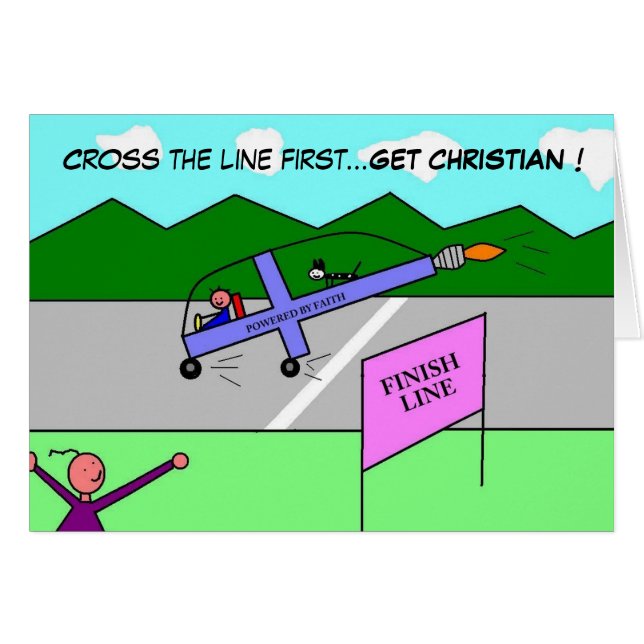 HÄMTA KRISTNA! HÄLSNINGSKORT (Framsidan Horizontal)