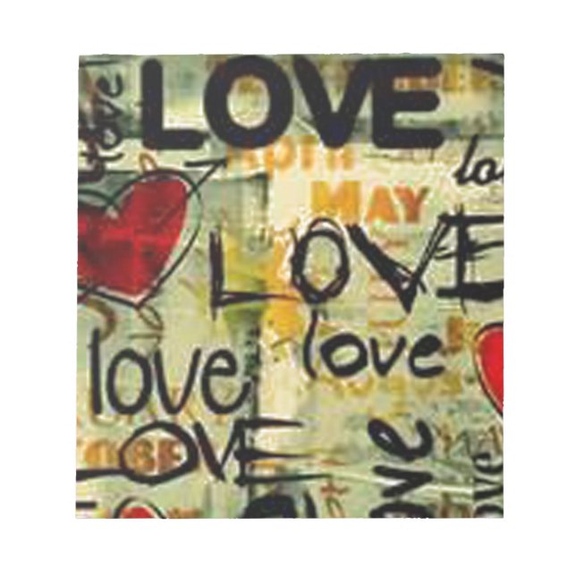 Hämta lite Kärlek Graffiti Anteckningsblock (Framsida)