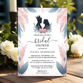 Hämta Long Tulle Regal Glam Rosa Möhippa Inbjudningar