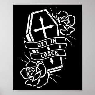 Hämta Loser Punk Goth Tattocoffin Poster