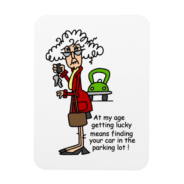 Hämta Lucky Humor Magnet (Vertikal)