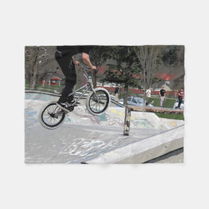 "Hämta Luft" BMX Rider Fleecefilt