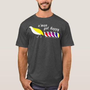 Hämta Lycklig Vintage Retro T Shirt