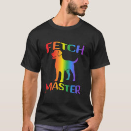 Hämta Mästare Rainbow Labrador Retriever T Shirt