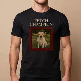 Hämta mästare Rolig Hund T Shirt