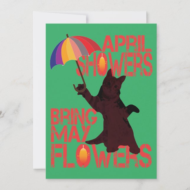 Hämta May Flowers Inbjudningar (Framsida)