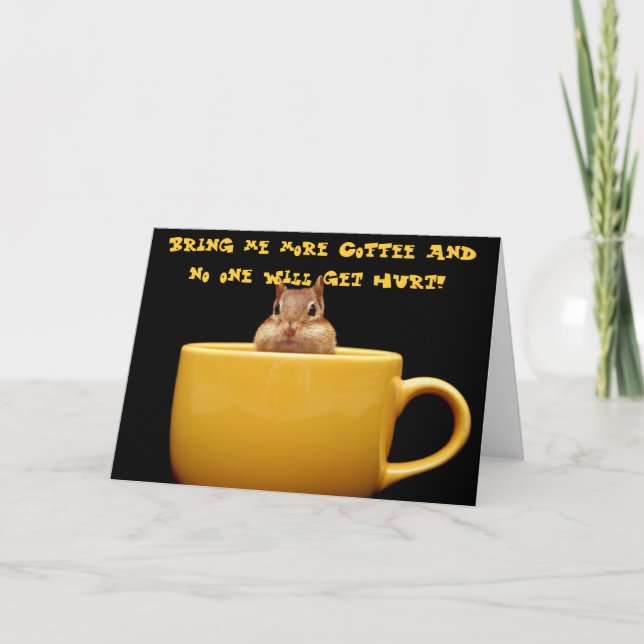 Hämta mer kaffe kort (Framsida)