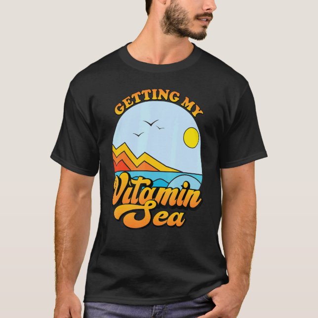 Hämta min Vacation-sammanfattning för vitaminhavsb T Shirt (Framsida)